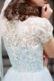 Reißverschluss Tüll Mini Bescheidenes Luxus Brautjungfernkleid