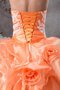 Herz-Ausschnitt Duchesse-Linie Quinceanera Kleid mit Rüschen mit Blume