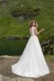 Zeitloses Tüll Luxus Brautkleid mit Schleife mit Gürtel