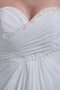 Keine Taille Einfaches Modisches Brautkleid mit Rücken Schnürung mit Sweep zug