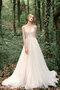 Satin Blendend Attraktives Sittsames Romantisches Brautkleid