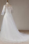 Halle Exquisit Bodenlanges Formelles Brautkleid mit Bordüre