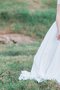Taft Normale Taille A-Line Brautkleid mit Rüschen mit Plissierungen