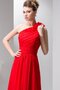 Reißverschluss Plissiertes Ein Schulterfreies A-Linie Luxus Brautjungfernkleid