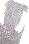Chiffon Herz-Ausschnitt Ärmelloses Brautjungfernkleid mit Applike mit Perlen