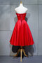 Normale Taille Wunderbar Romantisches Knielanges Ballkleid mit Stickerei