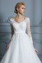 Halle Besondere Spitze Vintage Plissiertes Brautkleid