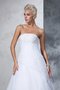 Trägerlos Duchesse-Linie Anständiges Brautkleid mit Gericht Schleppe ohne Ärmeln