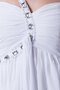 Reißverschluss Spaghetti Träger Gerüschtes Kirche Brautkleid mit Herz-Ausschnitt