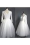 Ärmelloses V-Ausschnitt Stilvolles Lockeres Brautkleid mit Plissierungen