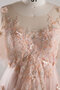 Wunderbar Traumhaftes Sittsames Bodenlanges Brautkleid mit Rücken Schnürung