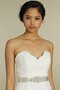 Spitze Geschichtes Herz-Ausschnitt Romantisches Luxus Brautkleid