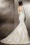 Dom Meerjungfrau Stil Natürliche Taile Wunderschönen Brautkleid mit Bordüre