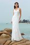 Enges Nackenband Drapiertes Plissiertes Beach Stil Brautkleid