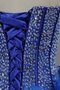 Normale Taille Perlenbesetztes Quinceanera Kleid mit Rüschen mit Bordüre