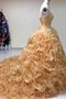 Spitze Quinceanera Kleid mit Bordüre mit Blume