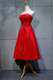 Normale Taille Wunderbar Romantisches Knielanges Ballkleid mit Stickerei