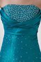 Trägerloser Ausschnitt Gerüschtes Perlenbesetztes Quinceanera Kleid mit Pick-Ups
