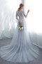 Tüll Halle Bezaubernd Bodenlanges Brautkleid mit Blume