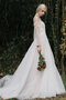Reißverschluss Outdoor Fabelhaft A-Line Anständiges Brautkleid