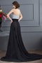 Prinzessin Satin Sittsames Abendkleid mit Herz-Ausschnitt mit Empire Taille