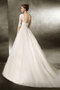 Mode Prinzessin Extravagantes Konservatives Brautkleid mit Rücken Schnürung
