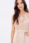 Ärmellos Etui A-Line Reißverschluss Brautjungfernkleid mit Applike