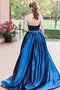 Satin A-Linie Niedlich Normale Taille Ballkleid mit Perlen