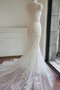 Meerjungfrau Stil Spitze Tüll Romantisches Bodenlanges Brautkleid