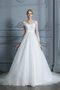 Halle Besondere Spitze Vintage Plissiertes Brautkleid