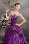 Herz-Ausschnitt Pick-Ups Quinceanera Kleid mit Stickerei mit Applikation