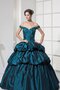 Duchesse-Linie Pick Up Spaghetti Träger Quinceanera Kleid mit Applike mit Rücken Schnürung