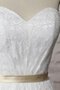 Normale Taille Reißverschluss Anständiges Brautkleid mit Gürtel mit Bordüre
