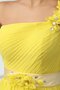 Chiffon A-Line ein Träger Brautmutterkleid mit Blume mit Gürtel