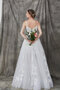 Prinzessin Satin Brillant Bescheidenes Brautkleid mit Reißverschluss