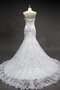 Ärmellos Bodenlanges Luxus Brautkleid mit Rücken Schnürung mit Bordüre