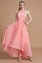 Prinzessin A-Linie Chiffon Normale Taille Brautjungfernkleid mit Nackenband