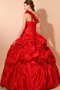 Duchesse-Linie Herz-Ausschnitt Pick Up A Linie Quinceanera Kleid mit Blume