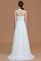 Natürliche Taile A-Line Prinzessin Chiffon Brautjungfernkleid mit Herz-Ausschnitt
