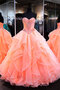 Duchesse-Linie Prinzessin Wunderbar Stilvolles Ballkleid aus Organza