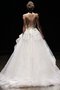 Duchesse-Linie Tüll Bodenlanges Brautkleid mit Gürtel mit Schleife