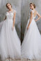 A-Line Natürliche Taile Ausgezeichnet Exklusive Brautkleid mit Kurzen Ärmeln