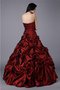 Normale Taille Trägerlos Sittsames Bodenlanges Quinceanera Kleid mit Blume