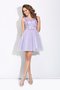 Normale Taille A-Linie Prinzessin Mini Abschlusskleid mit Applikation