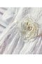Reißverschluss Prinzessin A Linie Knöchellanges Blumenmädchenkleid mit Bordüre