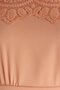 Normale Taille Reißverschluss Chiffon Juwel Ausschnitt Brautjungfernkleid mit Applike