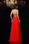 Prinzessin Perlenbesetztes Herz-Ausschnitt Chiffon Abendkleid mit Empire Taille
