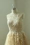 Ärmelloses Normale Taille Bodenlanges Brautkleid mit Applike mit Plissierungen