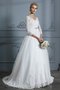 Traum Lockeres Pompöse Extravagantes Brautkleid mit Reißverschluss