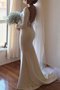 Normale Taille Meerjungfrau Exquisit Bootsförmiger Ausschnitt Romantisches Brautkleid